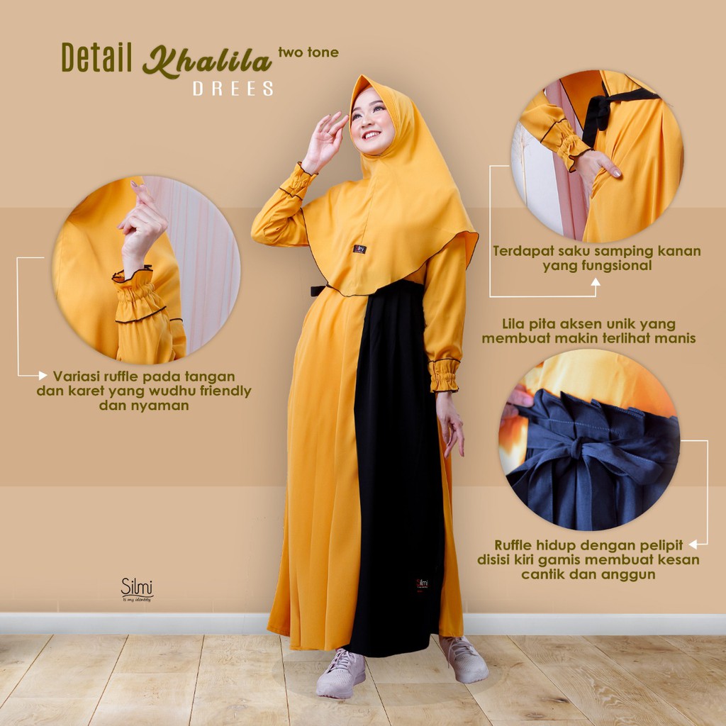 Gamis Syari + Khimar Syari Terbaru