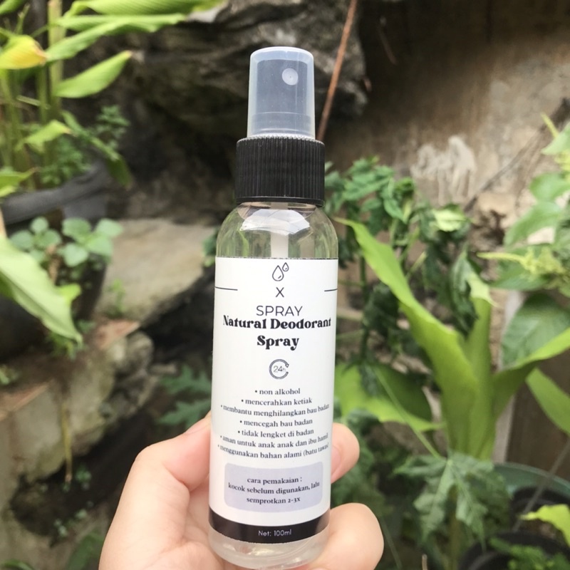 Natural Deodorant Spray/ Deodorant Spray/ Deodorant Tawas Spray/ Natural Deodorant X-Spray
