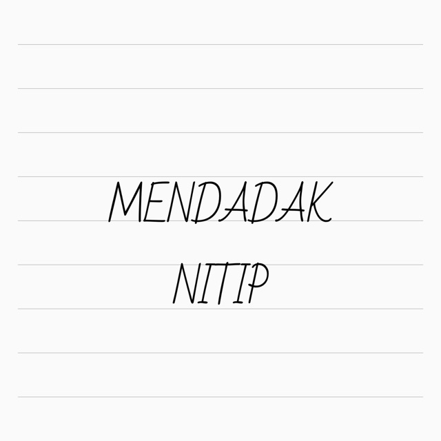 mendadaknitip