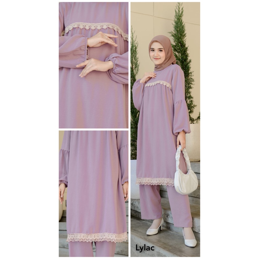Set Tunik Crinkle