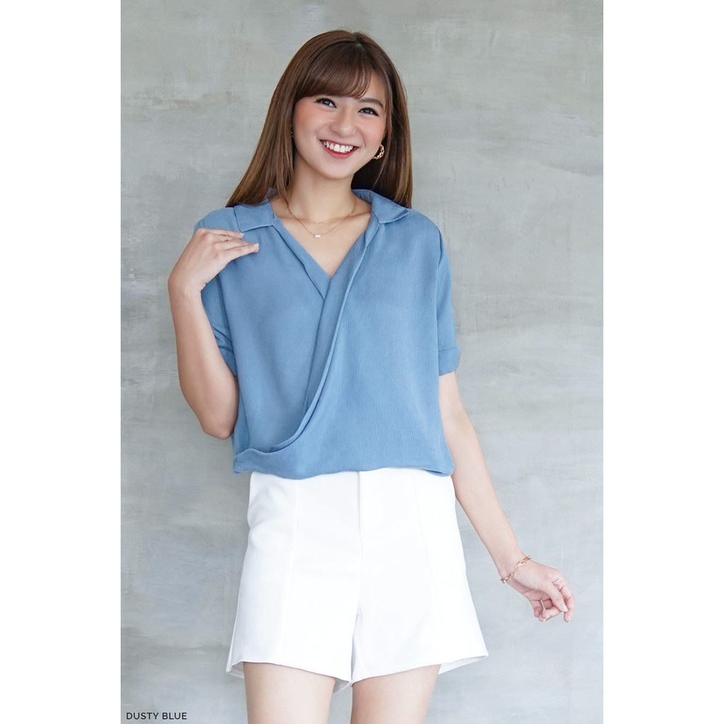 Nevada Crinkle Atasan Wanita Blouse