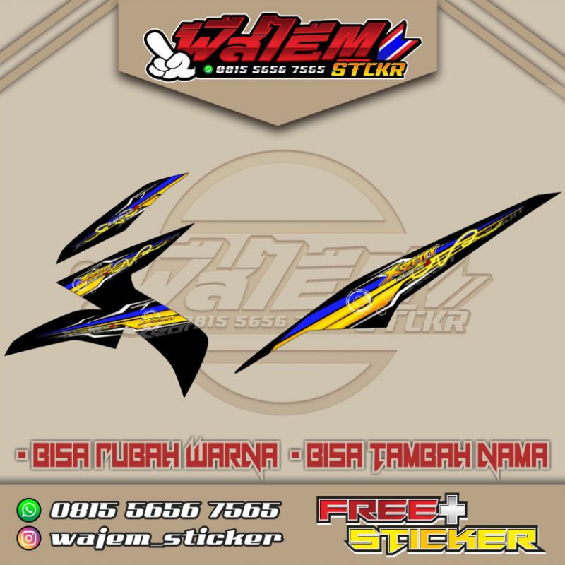 Striping Xeon Rc - Xeon Rc 125 Transparan