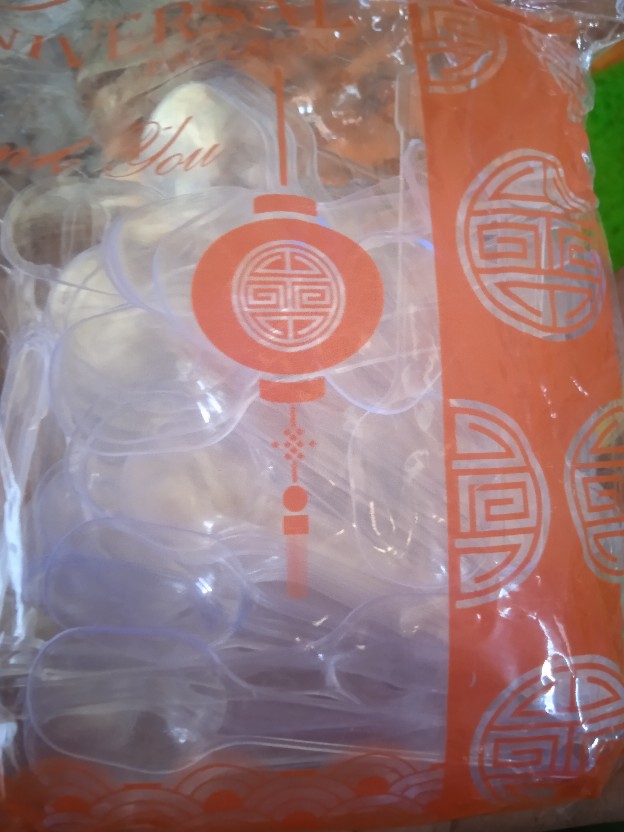 Sendok Pudding, Es Krim, Kue, Stb Bening Isi 100 Pcs