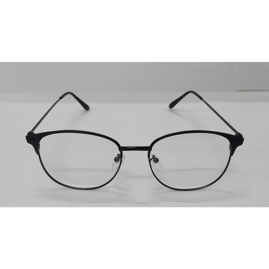 ⭐Gogoland⭐ Kacamata Photocromic Korea / Anti Radiasi 2 In 1Photochromic Pria Wanita R451-K3 HITAM