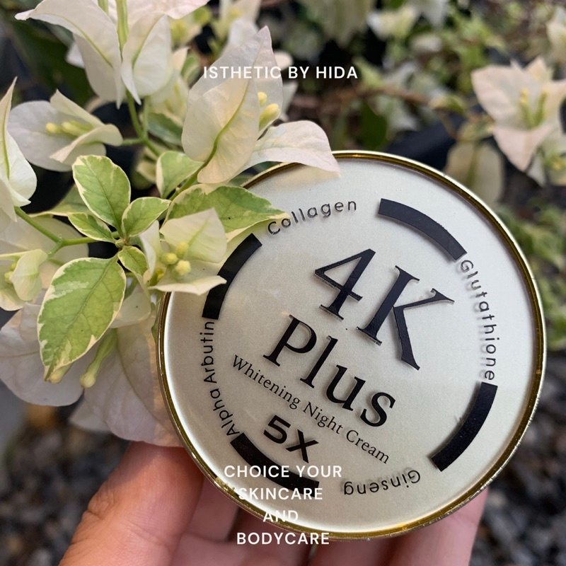 4K plus by isthetic Night Cream pemutih Night cream pencerah