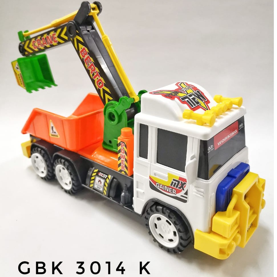 MAINAN ANAK MOBIL TRUK KONSTRUKSI DUMP TRUCK EXCAVATOR GBK 3014 K