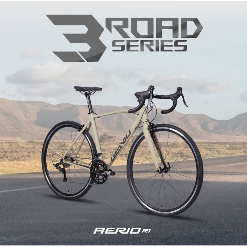 RoadBike GENIO AERIO R1 Sepeda Balap 700C Alloy 2x10 Speed Hollowtech