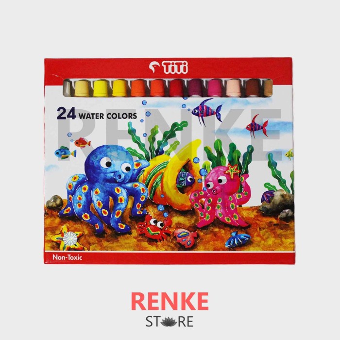 

Hari Ini Cat Air Titi 24 Warna 6Ml - Water Colors Berkualitas