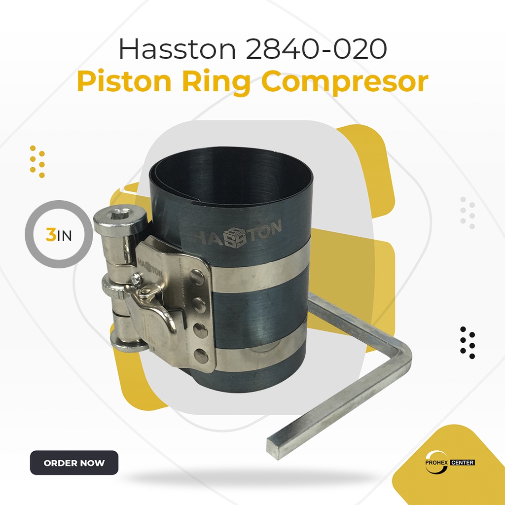 Piston ring compressor/alat press piston ring 3inch PROHEX 2840-020