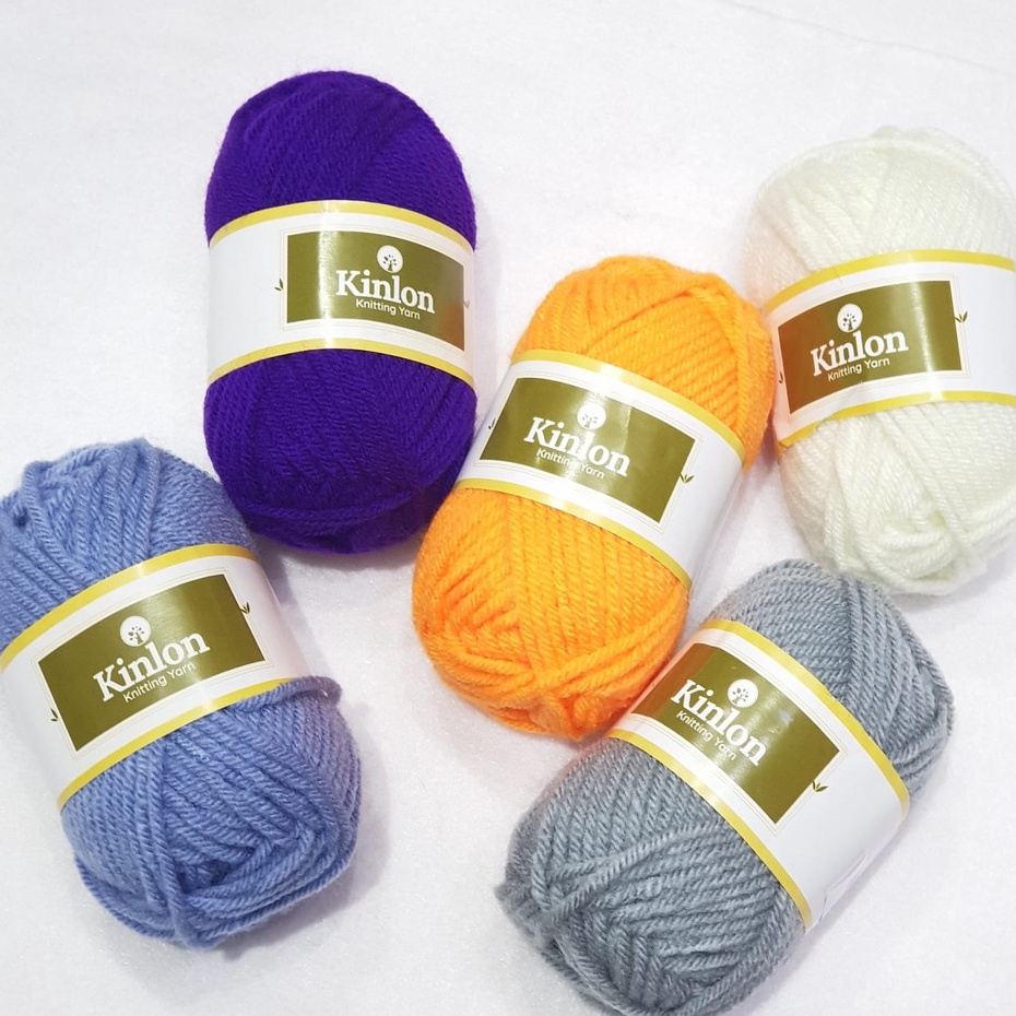 Benang Wool Kinlon Acrylic/Kinlon Knitting Yarn/Benang Rajut Karpet Akrilik Part 5