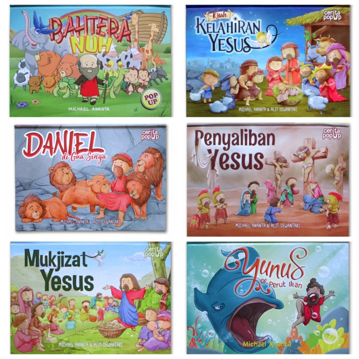 

DISKON HARGA Pop up book cerita Alkitab ( ad 4 judul pilihan ) BR147