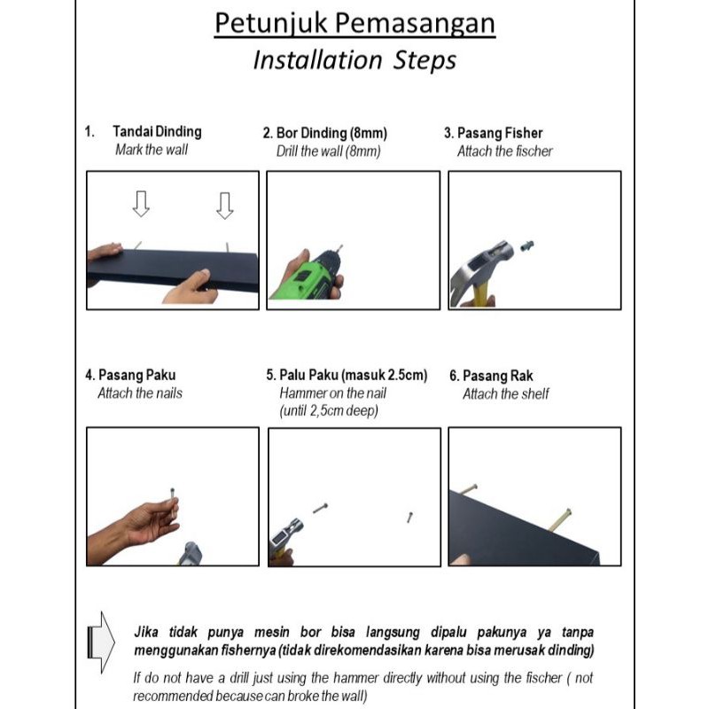 Rak Dinding Susun Sudut Siku Minimalis Dekorasi Pajangan Hiasan Tempel Serbaguna Lebar 10cm Tebal 2cm 1 susun 2 susun 3 susun