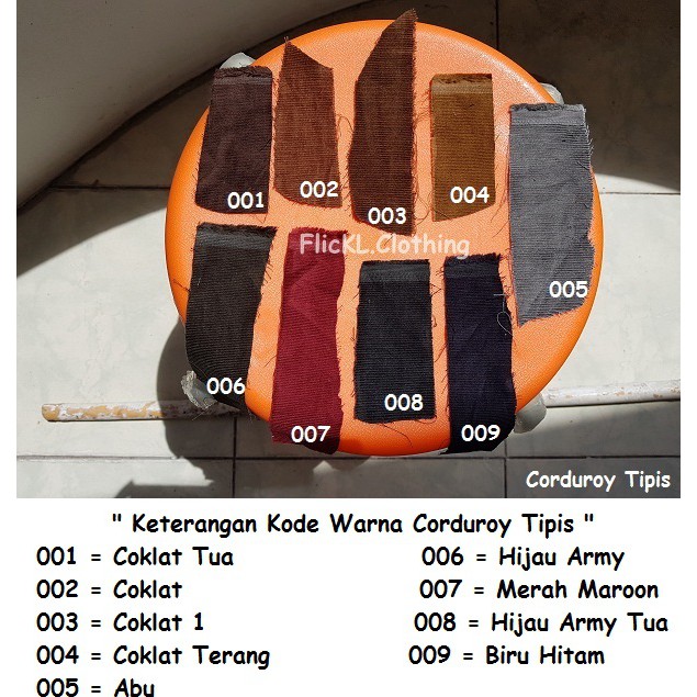 Kemeja Corduroy Katun Cotton Lengan Panjang