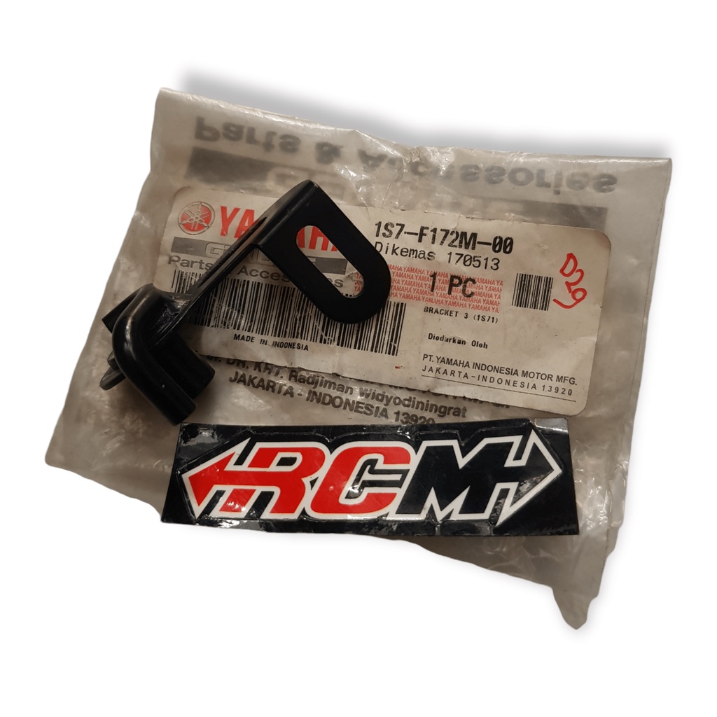 1S7-F172M-00 BRACKET BREKET STAY DUDUKAN TABUNG TANK TANGKI AIR RESERVOIR RADIATOR CADANGAN JUP JUPITER MX JUPMX JUPITERMX ORI ORIGINAL YAMAHA YGP ASLI