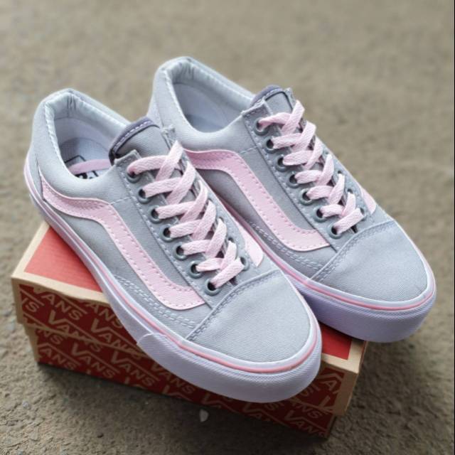 vans grey or pink