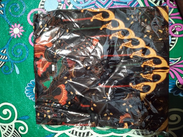 Kemeja Batik Pria Lengan Panjang Size M L Xl Xxl Bswart Batik Hrb026