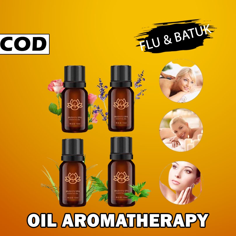 Essential Oil 10ML Aromatherapy Essensial Esensial  Aromaterapi Diffuser Humidifier Pengharum Ruangan