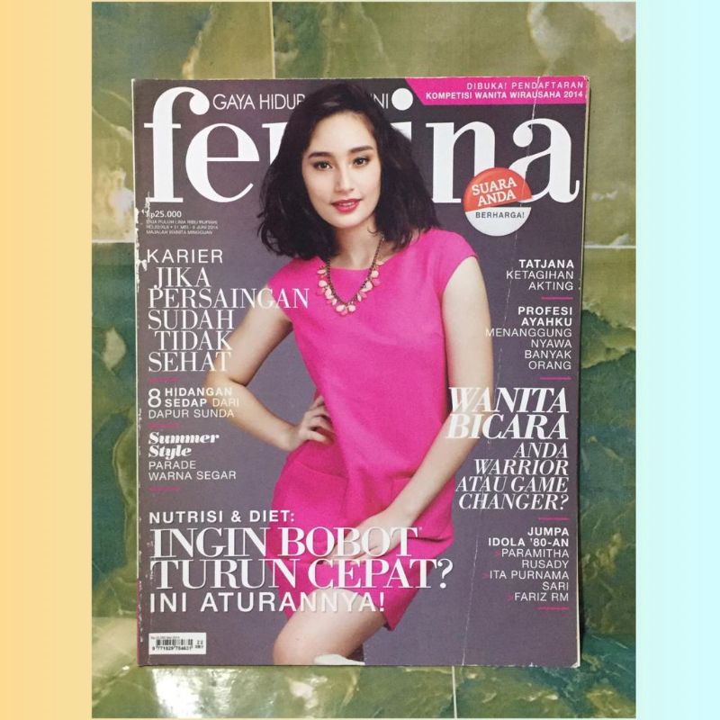 Majalah Femina 22/XLII, Tahun 2015, Cover: Tatjana