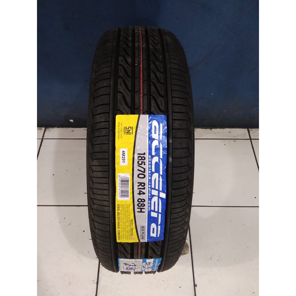 Ban Mobil Radial ACCELERA ECO PLUSH 185/70 R14 Tubles Murah 185 70 ring 14 tubeless Awet