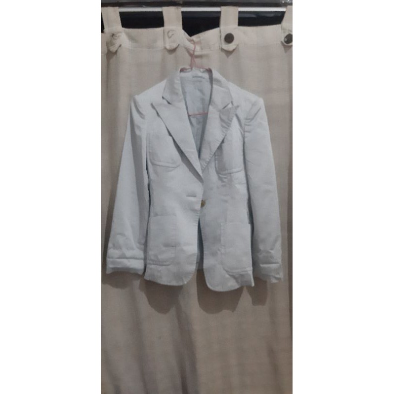 preloved blazer baby blue