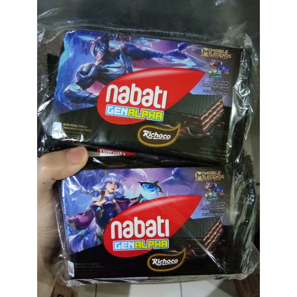 new product nabati gen alpha richoco edisi mobile legends 1 pak isi 10 pcs