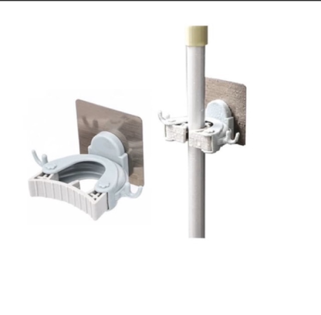 [AZ] Gantungan Sapu Penjepit Sapu Single Mop Holder Mop Clip