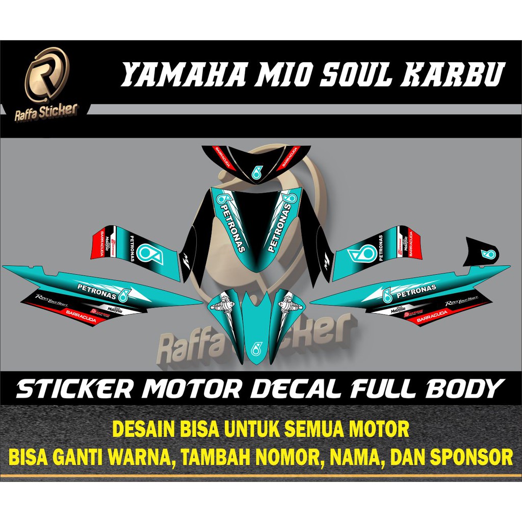 stiker soul karbu petronas decal soul karbu stiker mio soul lama decal mio soul lama stiker mio soul