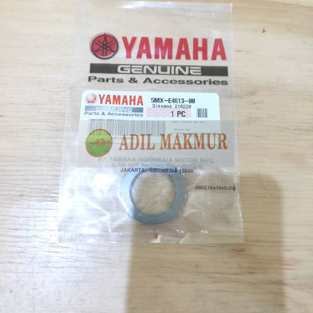 PACKING GASKET ASBES KNALPOT 5MX-E4613-00 MIO - NOUVO ASLI ORIGINAL YAMAHA