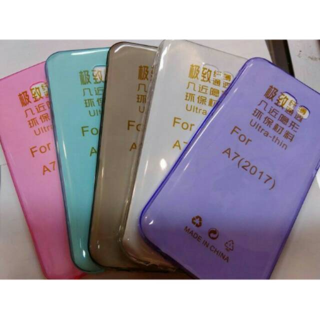 Case Ultrathin For Samsung A7 2017 / Softcase Jelly Samsung A7 2017