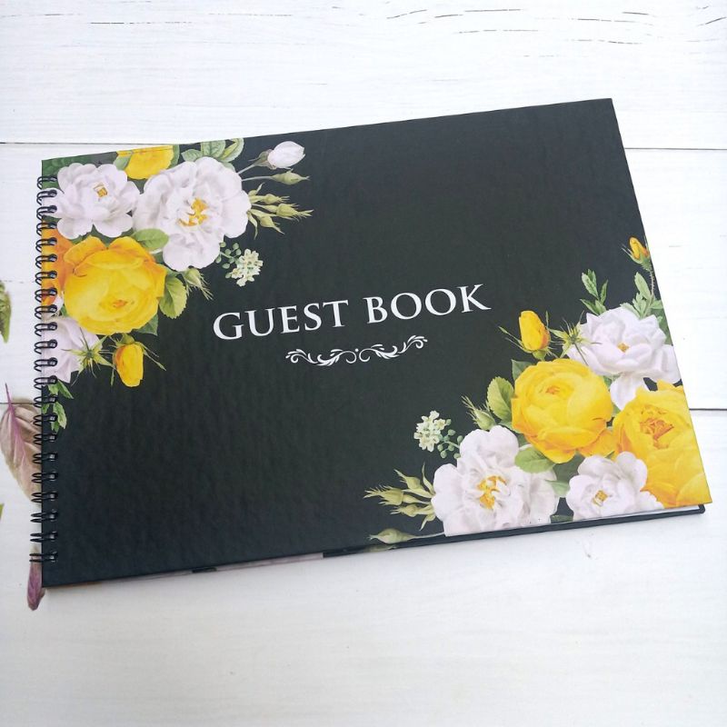 

READY guest book buku tamu pernikahan acara pesta Hard cover GB-05