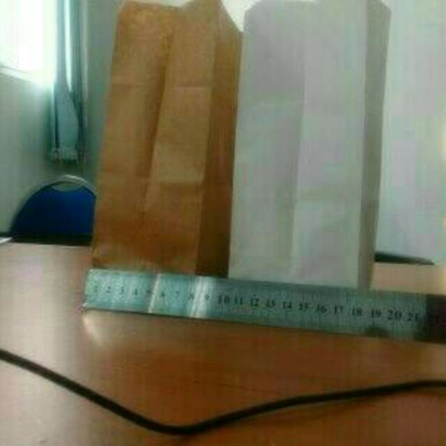 

PAPER BAG COKLAT PUTIH POLOS