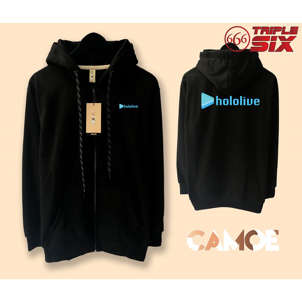 Jaket Hoodie Zipper Anime Hololive Vtuber