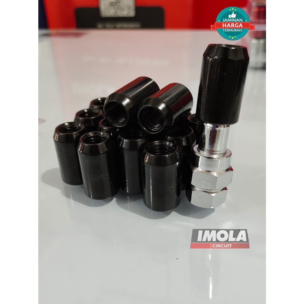 Baut Roda Mobil Brio Cayla Alya Sigra Agya MOBILIO Ukuran 1,5 mm LUGNUT MUR ORIGINAL OEM