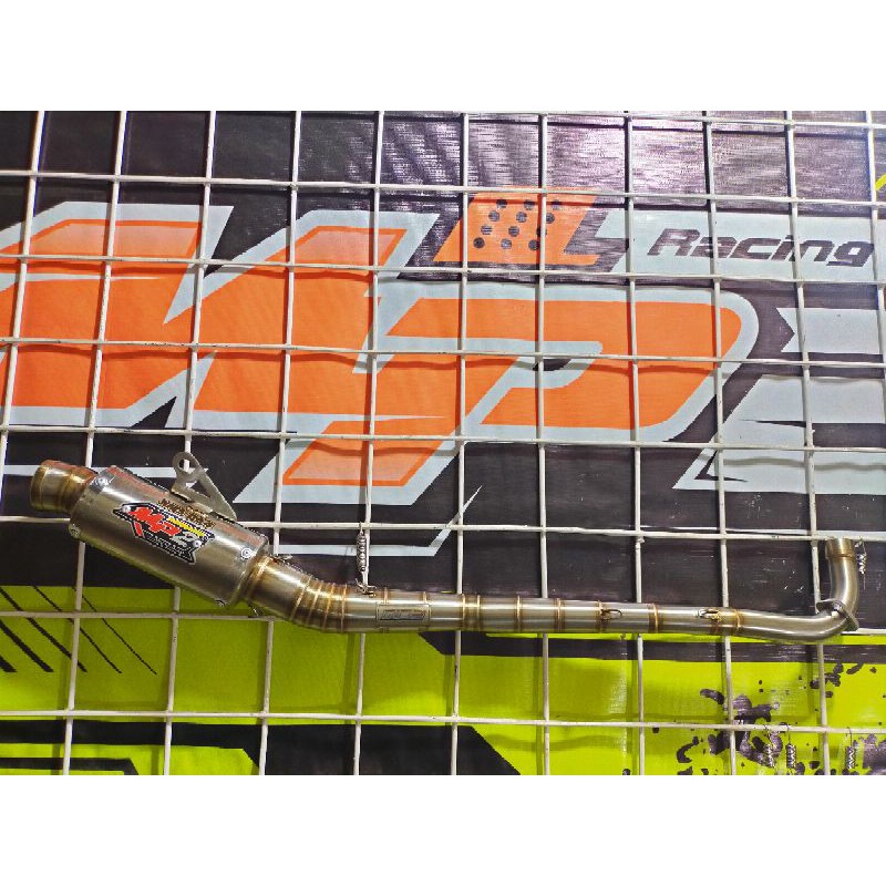 knalpot jupiter z fotstep standar mp2 racing muffler