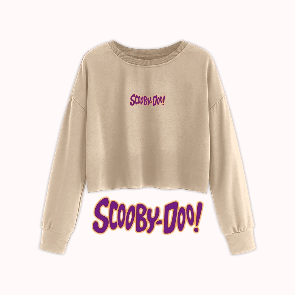 SWEATER CROP SCOOBY DOO WANITA ANAIRAOFFICIAL