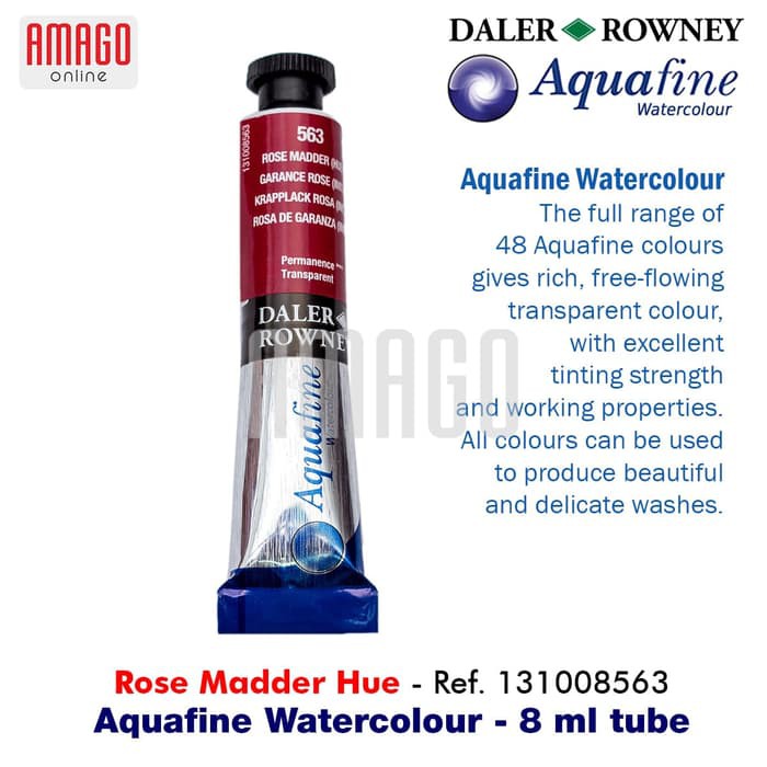 

DALER-ROWNEY Aquafine Watercolour 8 ml - Cat Air Lukis - ROSE MADDER HUE - 131008563