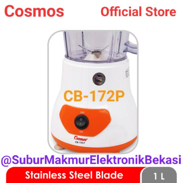 Blender Plastik 3in1 Cosmos CB-172 P