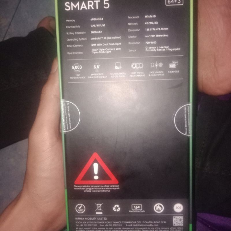 ifnix smart 5 3/64