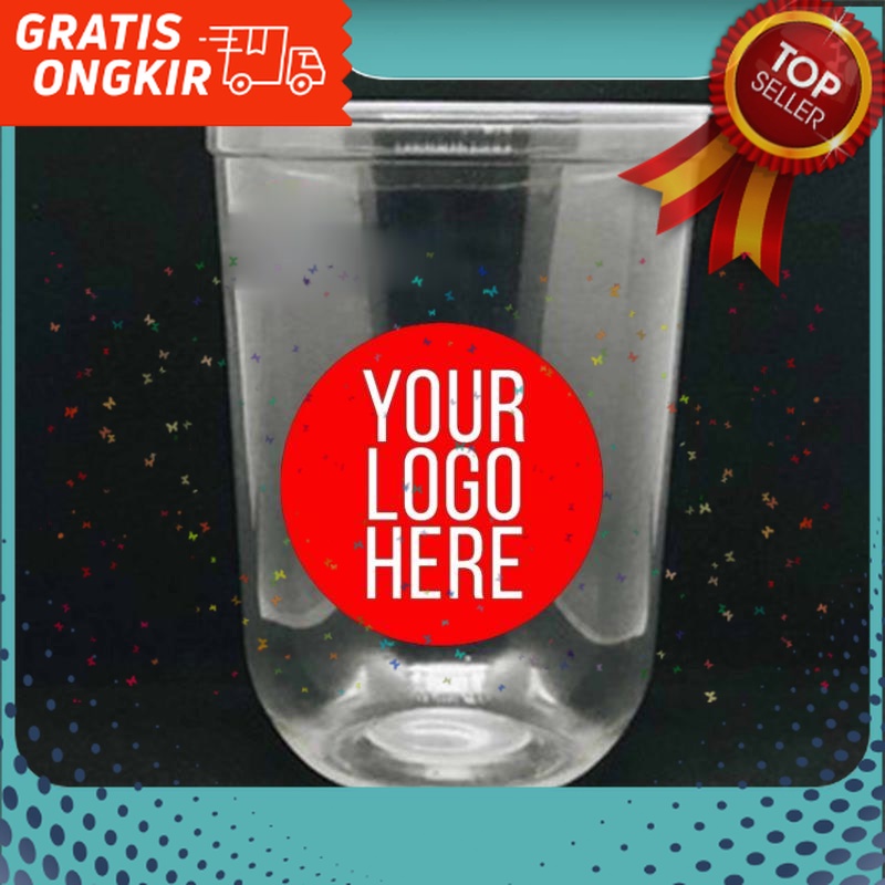 Grosir Cup Sablon Cap 16oz oval 7gr Starindo