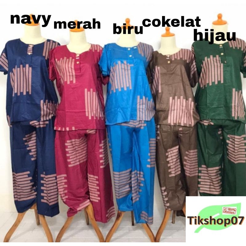 DASTER SETELAN CELANA PANJANG / SETELAN KATUN / KATUN SANTUNG / ATAS BAWAH KATUN / SETELAN MOTIF