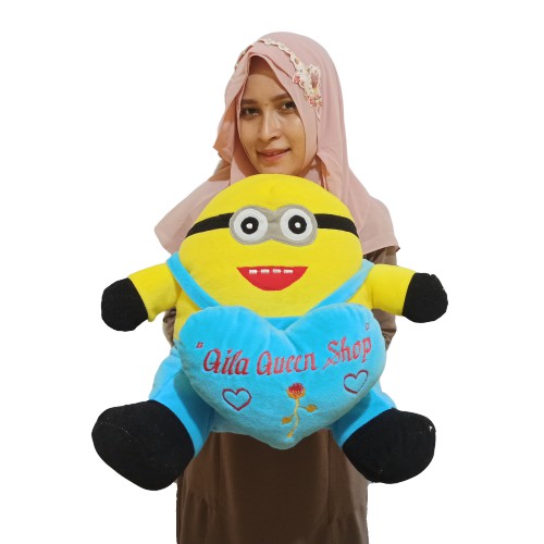 TERMURAH Boneka MINION XL 45cm bisa UKIR NAMA PO 2 HARIAN SAJA