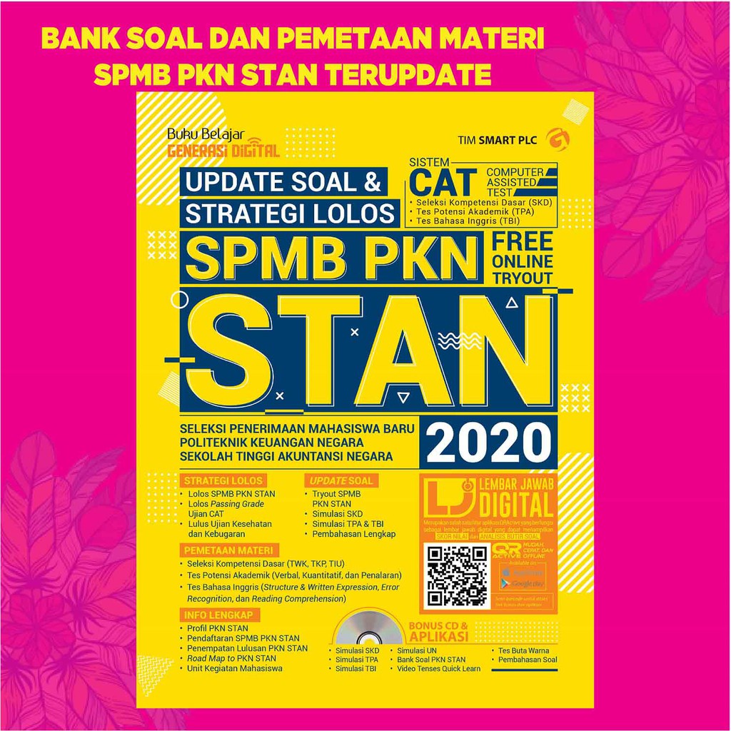 Buku Tes Masuk Stan Update Soal Strategi Lolos Spmb Pkn Stan 2020 Sistem Cat Shopee Indonesia