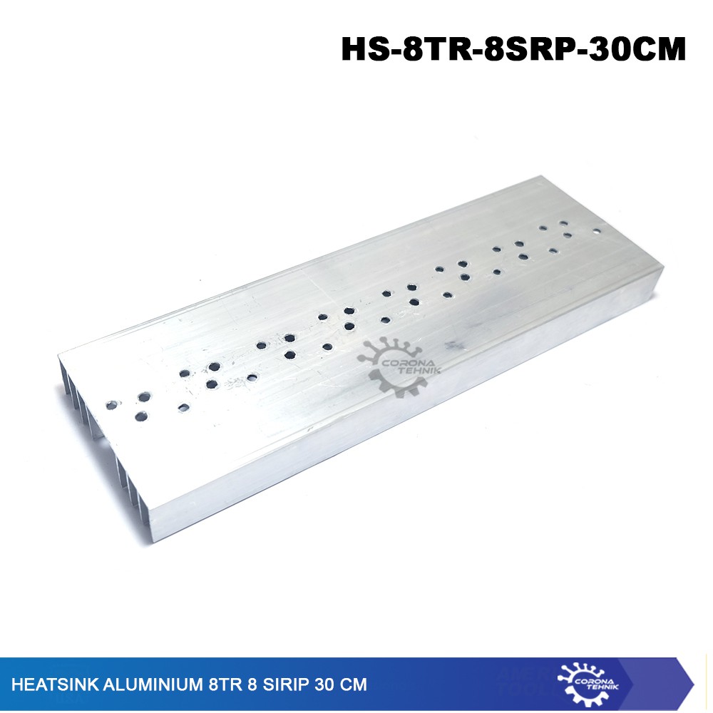 8TR 8 Sirip 30 cm Heatsink Aluminium