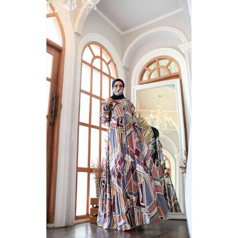 ✔️ MAXI AUFA 35 / ORI / RAYON GARMENT HQ / FREE MASKER / READY