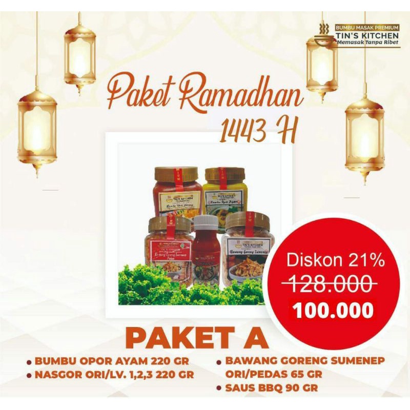 

paket A Ramadhan 1443 H