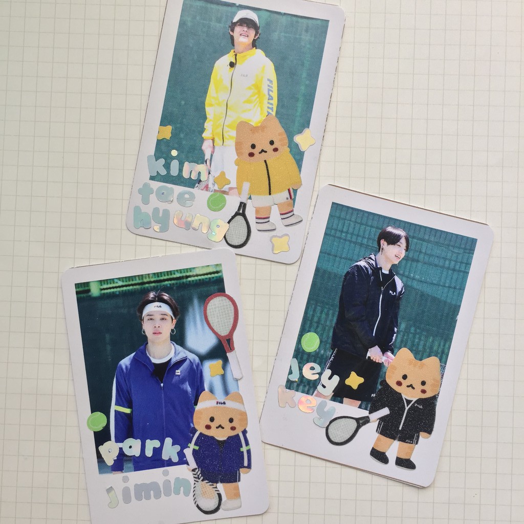 

let’s play tennis deco sticker