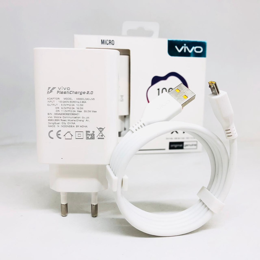 MINIGO Charger Vivo X70 Super Flash Charge MICRO USB &amp; TYPE C Original