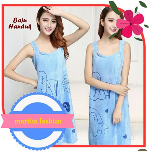 TERMURAH BAJU HANDUK WEARABLE TOWEL KIMONO/BATH TOWEL/HANDUK KIMONO KARAKTER