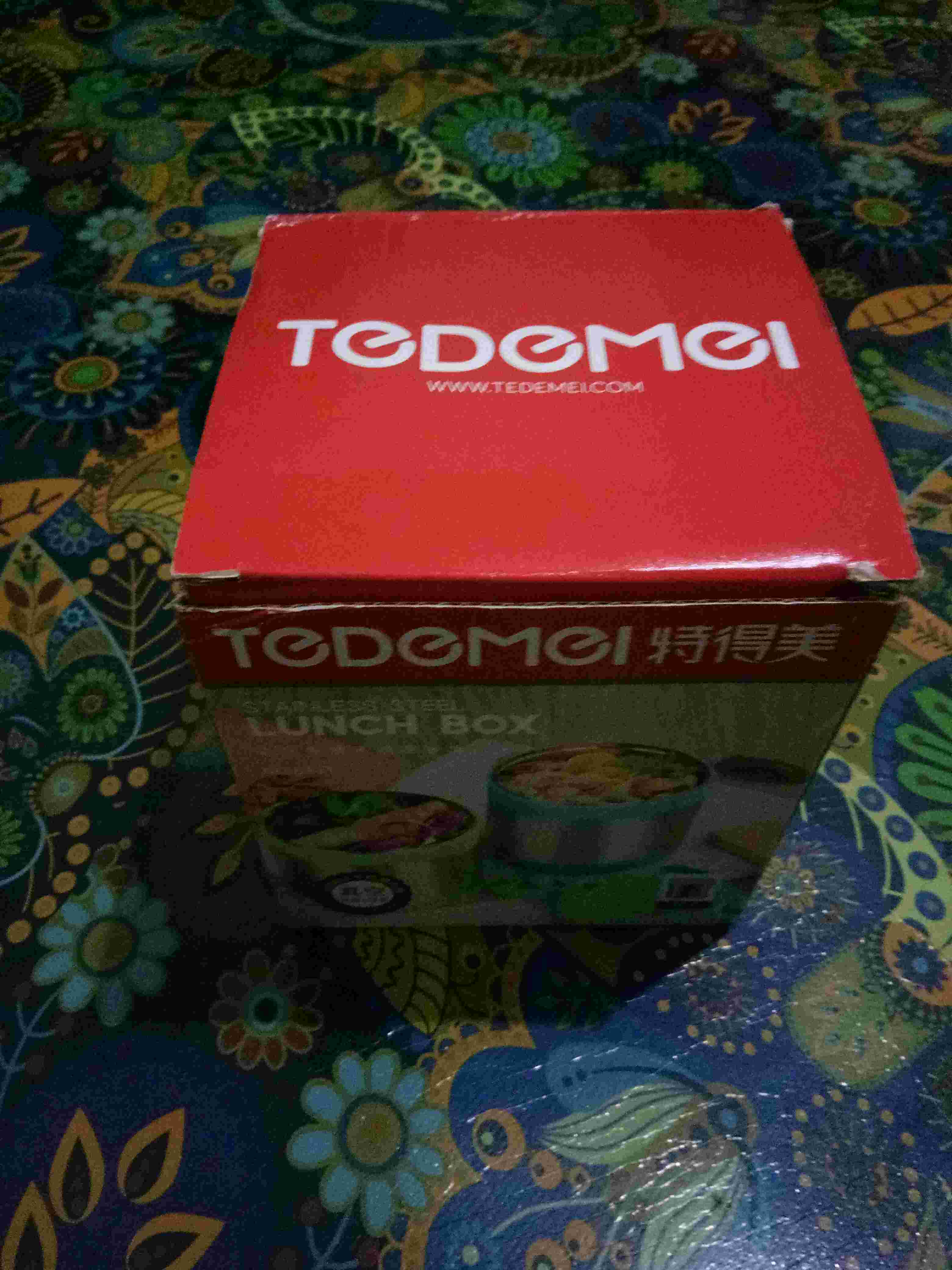 Food Jar Tedemei 6571 Lunchbox Kotak Makan Tedemei Stainless Bulat