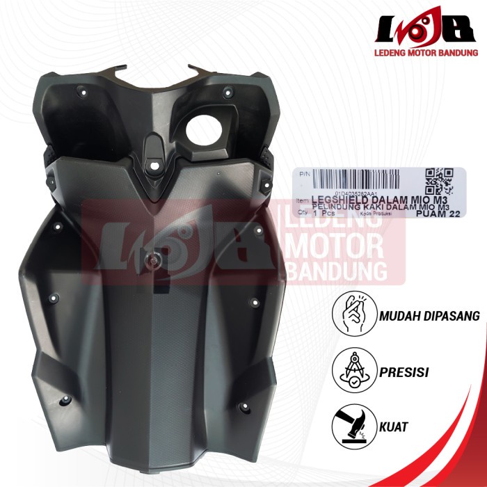 Win Pelindung Kaki Dalam Mio J M3 Legshield Besar Plastik Tebal Hitam